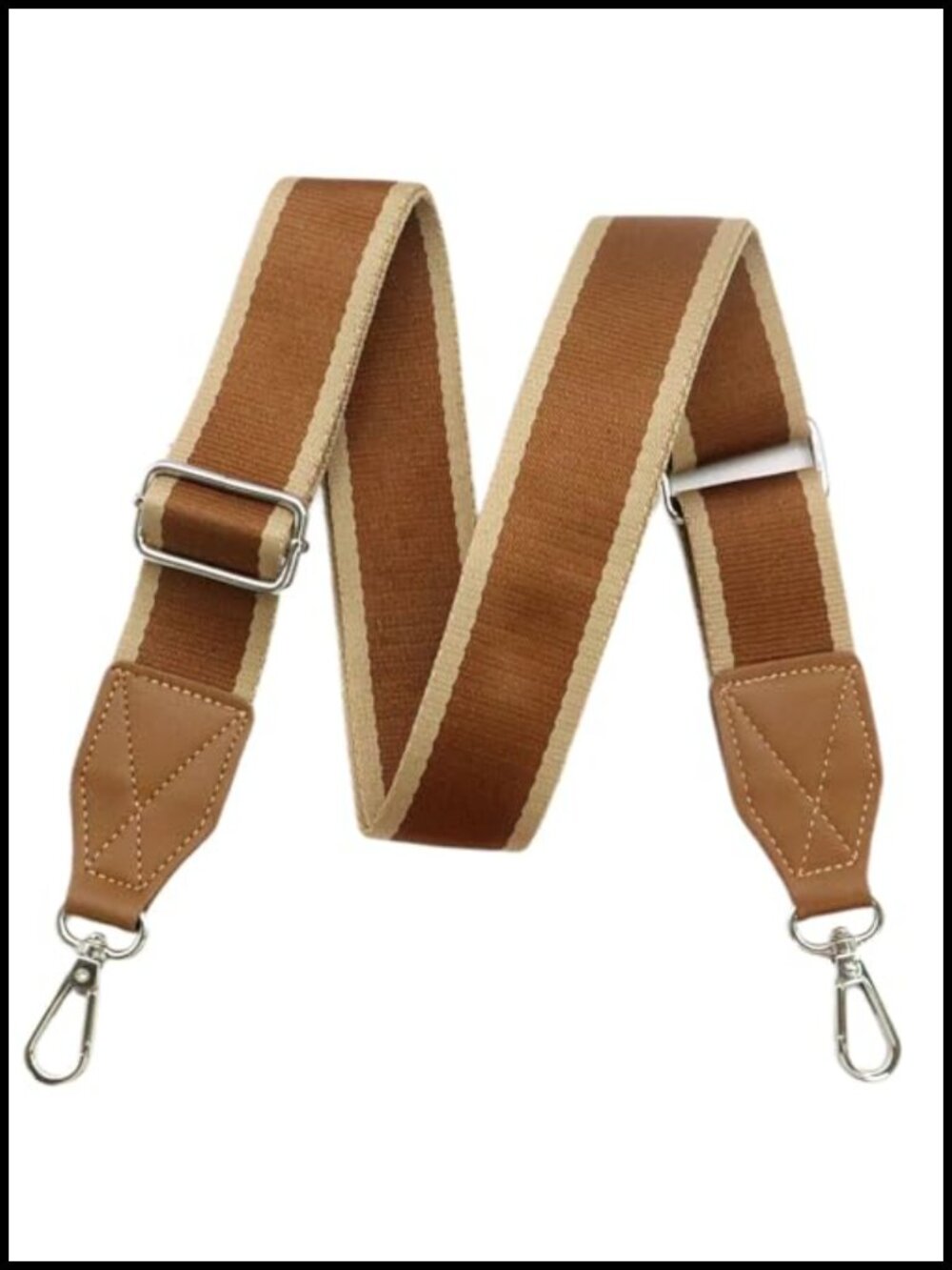 Adjustable Purse Strap Leather End 1.5" Wide Crossbody Replacement